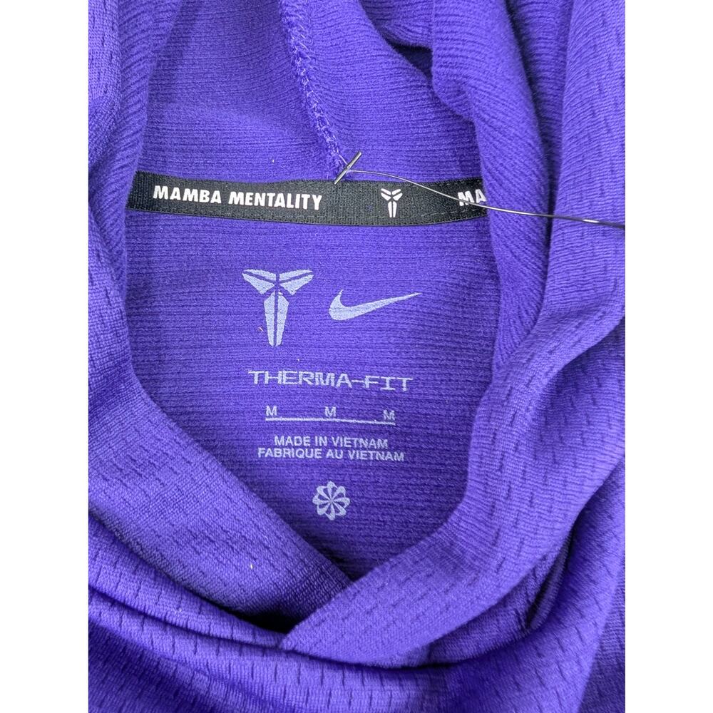 Nike Boys Medium Kobe Therma-Fit Pullover Hoodie & Shorts Set - Purple & Yellow - Picture 3 of 9